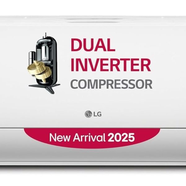 LG 1.5 Ton 5 Star DUAL Inverter Split AC (Copper, AI Convertible 6-in-1, VIRAAT Mode, Faster Cooling & Energy Saving, 4 Way Swing, HD Filter with Anti-Virus Protection, US-Q19YNZE, White)