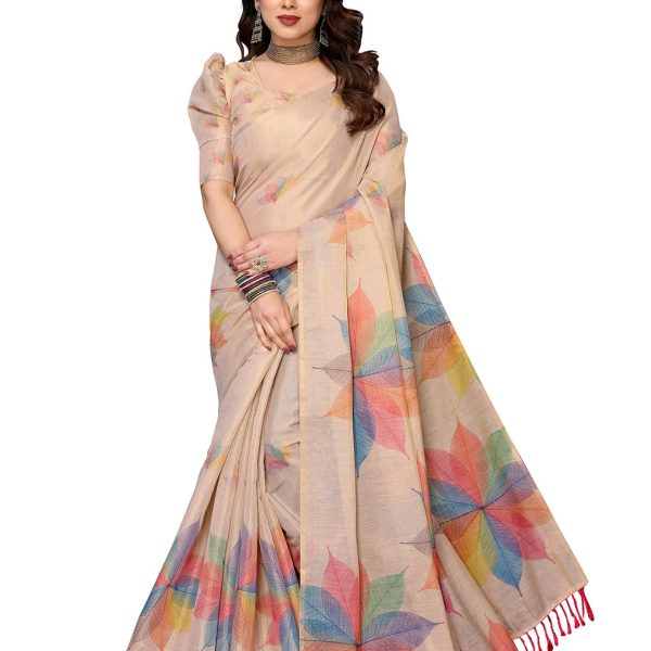 Yashika Women's Chanderi Saree