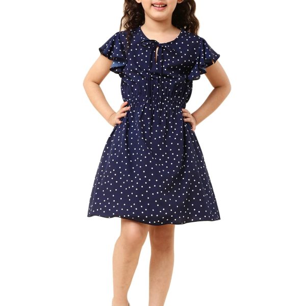 A.T.U.N. (ALL THINGS UBER NICE) Girls Skater Knee Length Casual Dress