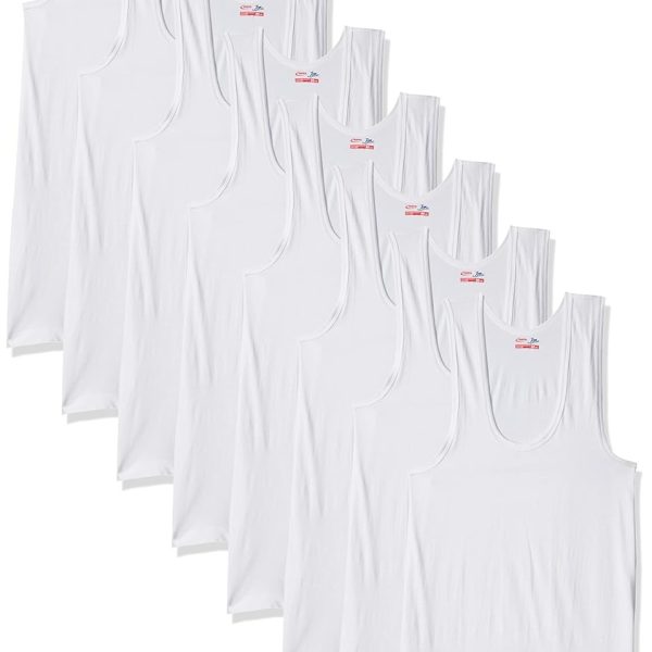 Rupa Jon Sleeveless Vest for Men, 100% Cotton Material, Round Neck, Pack of 9