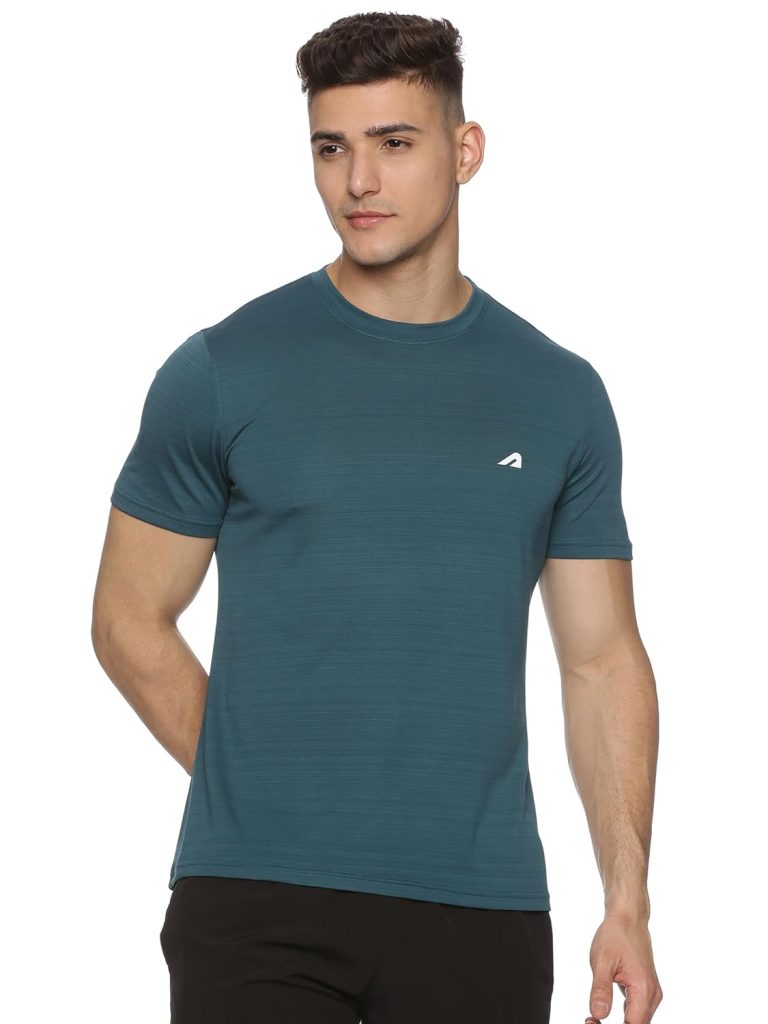 Boldfit Gym T-Shirts for Men – Quick-Dry, Anti-Odor Polyester Sports Tshirt, Regular Fit, Lightweight & Breathable Workout Tees for Everyday Comfort for Man