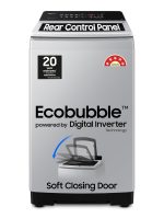 Samsung 7 kg, Eco Bubble Technology, Digital Inverter Motor, Soft Closing Door, Fully-Automatic Top Load Washing Machine (WA70BG4441YYTL, Lavender Gray)