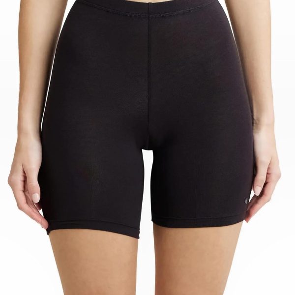 Jockey 1529 Women's High Coverage Super Combed Cotton Elastane Stretch Mid Waist Shorties with Concealed Waistband
