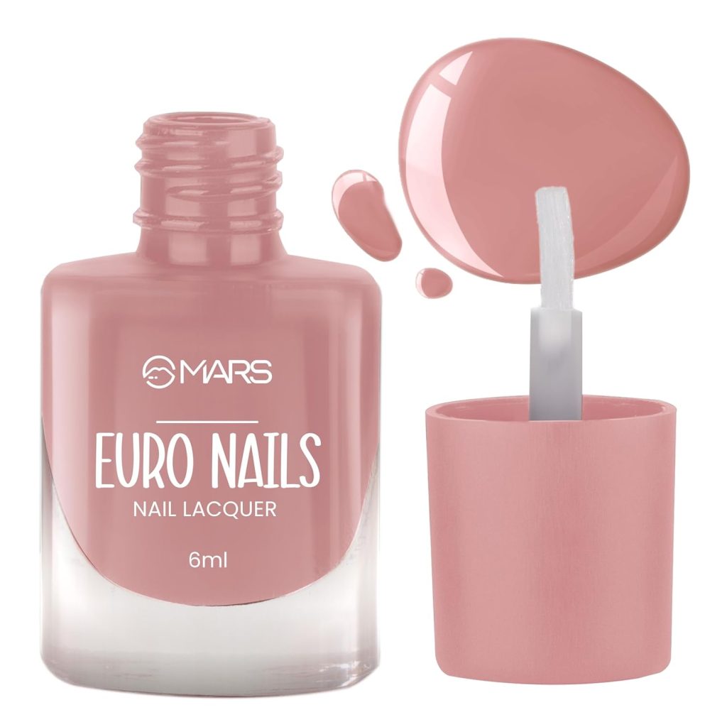 MARS EURO Nail Lacquer | Glossy Gel Finish | Rich Pigmentation | Chip Free | Quick Drying Formula | Long Lasting Nail Polish for Women | (6.0 ml) (Shade-12)