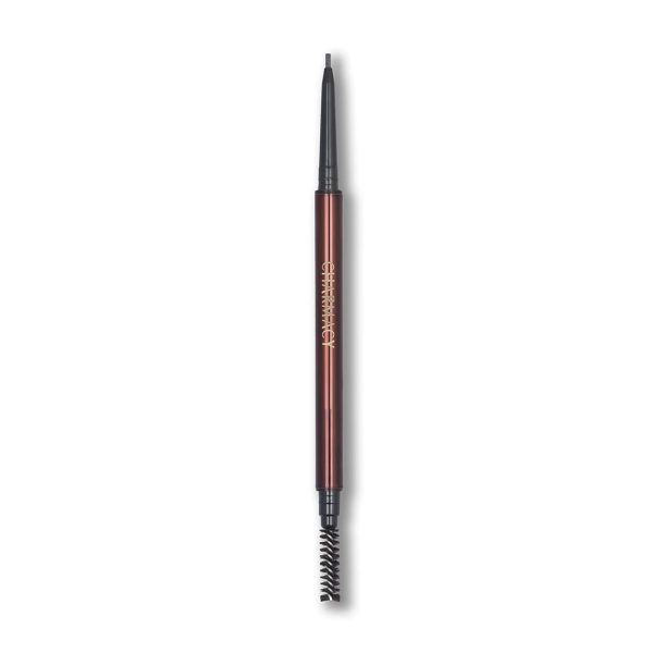 Charmacy Milano Ultra Defining Eyebrow Pencil (Black) - 0.1G, Natural Brows, Built in Spoolie Brush, Dual Function, Sweat Resistant, Eyebrow Expert, Vegan, Cruelty Free, Non-Toxic
