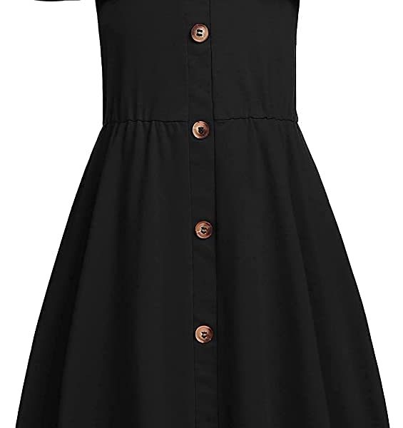 Fairy Dolls Girls Knee Length Cotton Dress