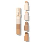 HUDA ZONE 4-in-1 Makeup Contour Concealer Stick: Combines Highlight Shimmer Highlight Matte,and Bronzer in one compact stick.