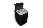 Stylista Washing Machine Cover Compatible for Samsung 6.2 kg WA62M4100HY/TL Fully-Automatic Top Load Black