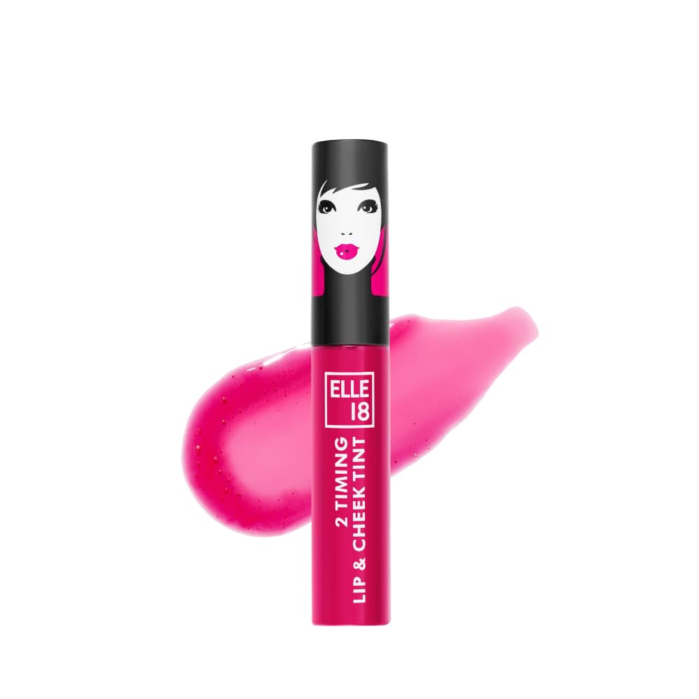Elle 18 2Timing Glossy Lip& Cheek Tint Candyfloss 4Ml