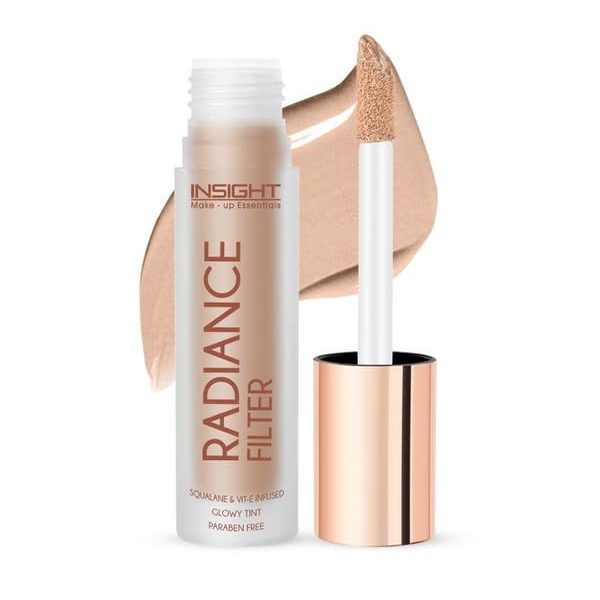 Insight Cosmetics Radiance Filter | Liquid Highlighter With Radiance Finish | Waterproof, Easily Blendable Illuminator For Face Makeup, 11gm(FD40-Medium Beige)