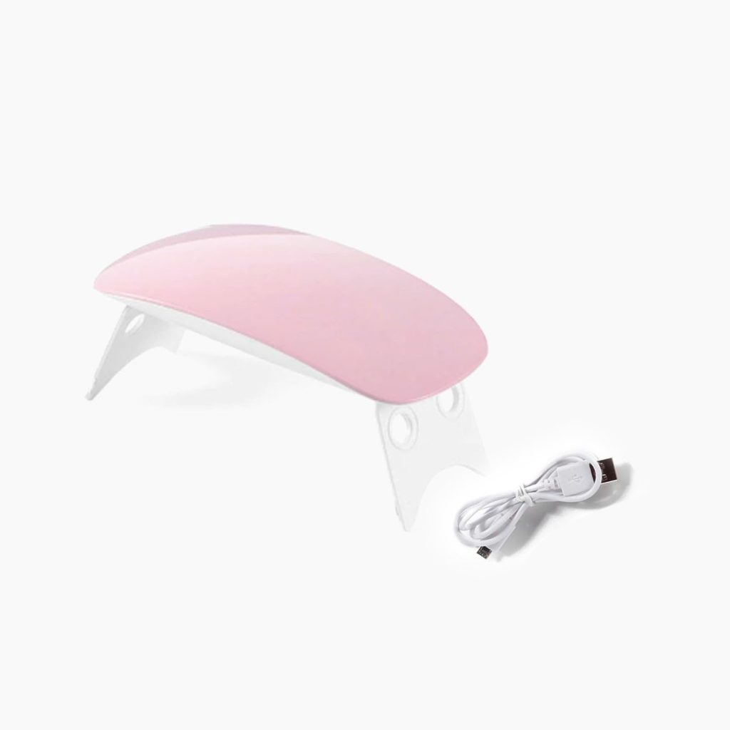 ZURITY Mini USB UV Sun Dryer Gel Nail Polish Art Curing LED Lamp 6W Portable Manicure Tool Gel Based Nail Polish for All Kind of Nail Paints(1Pcs,Multicolour)