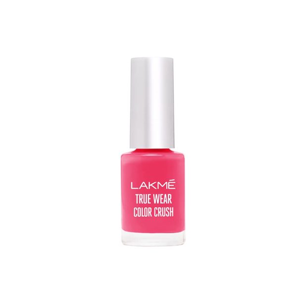 LAKMÉ True Wear Color Glossy Finish Crush Nail Polish, Long Lasting & Vibrant Nail Paint, 21, 6Ml