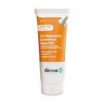 The Derma Co 1% Hyaluronic Sunscreen Aqua Gel SPF 50 PA++++ I For Oily, Dry, Acne-prone Skin | Ultra Lightweight Texture I Non-Greasy I No White Cast | Broad Spectrum Protection & Blue Light Protection | For Men & Women | 30 g