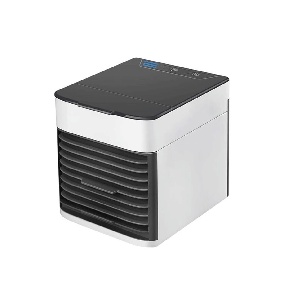 ZAPORA Mini Air Conditioner - Portable, Oscillating Desk Air Conditioner - White - Personal - 3 Speeds - Residential Use