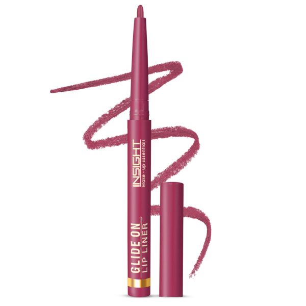 Insight Cosmetics Glide On Lip Liner | One Swipe Smooth Application | Long Lasting Lip Pencil,0.3 gm,21