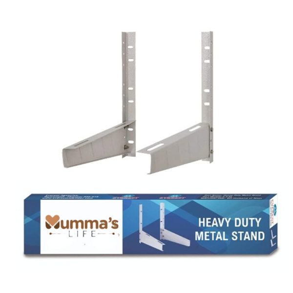 Mumma's LIFE AC Stand/Heavy Duty Air Conditioner Outdoor Unit Mounting Bracket (White)