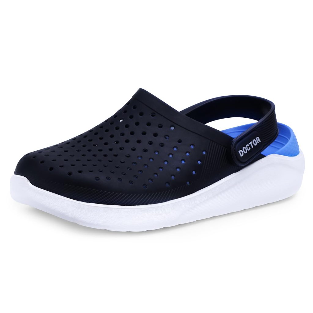 DOCTOR EXTRA SOFT Men's Classic Ultra Soft Clogs/Sandals with Adjustable Back Strap for Adult| Comfortable & Lightweight| Stylish & Anti-Skid|Indoor & Outdoor Waterproof Casual Mules Gents & Boys D-530