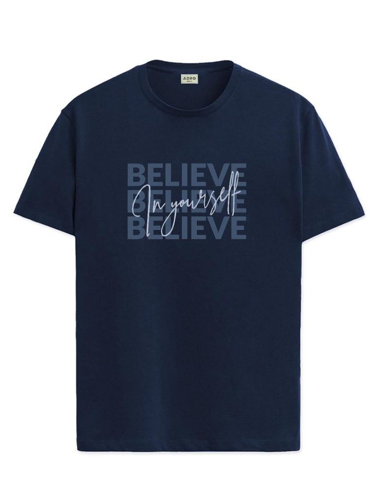 ADRO Tshirt for Men | Printed T Shirt for Men | 100% Cotton Regular Fit T-Shirt |Printed T Shirt