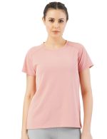 PUMP'D Athleisure Women's Round Neck T-Shirt for Gym - UV Protect | Ultra Soft Seams | Quick Dry | Active Wear T Shirts for Woman Polyester t Shirts for Women for Gym & Sports Wear Anti Odor