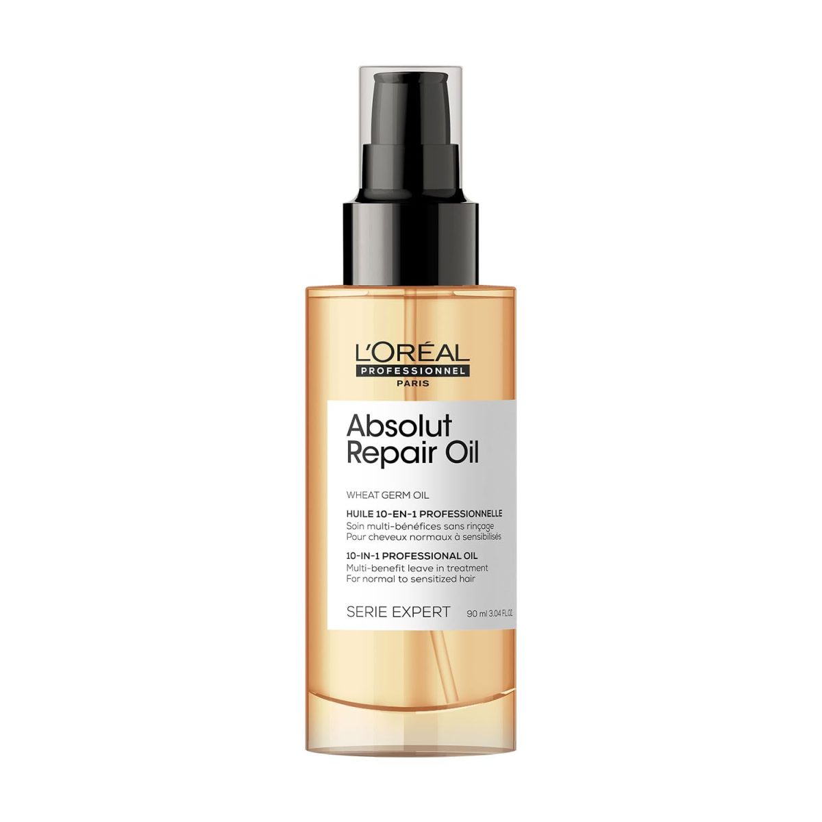 L'Oréal Professionnel Serie Expert Absolut Repair Serum | For dry and damaged hair| Provides softness and shine | With Wheat Oil (90ml)