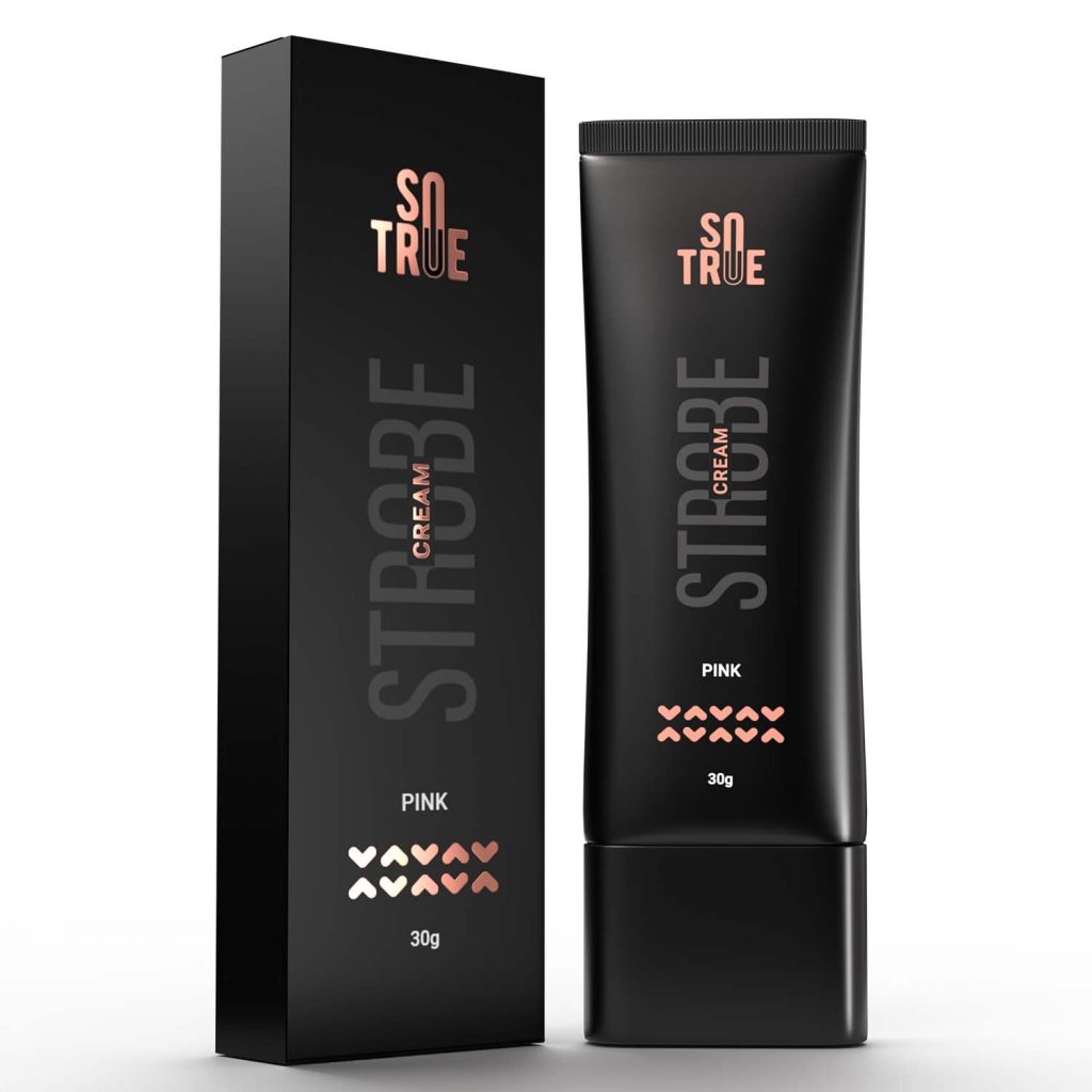 Sotrue Strobe Cream Pink for Face Radiance, Multipurpose Strobe Cream, Dewy Glazed Instant Glow, Highlighter For Face, Boosts Hydration, For All Skin Types, 30g