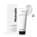 Minimalist Marula Oil 5% Face Moisturizer For Dry Skin With Hyaluronic Acid For Deep Nourishment & Hydration, For Men & Women