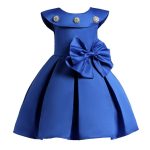 SOFYANA Girl's Synthetic A-Line Knee-Length Dress