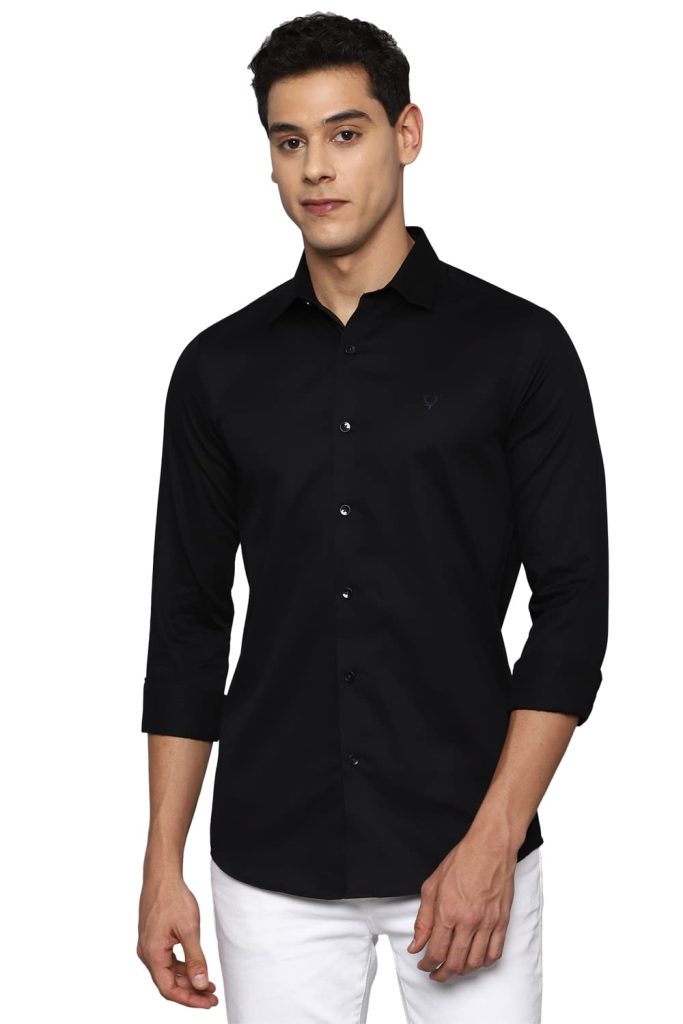 Allen Solly Men's 100% Cotton Regular Fit Shirt