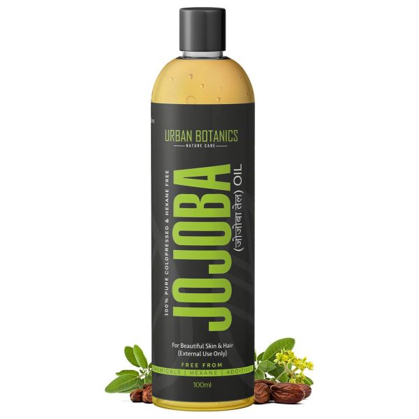 UrbanBotanics® Cold Pressed Jojoba Oil for Skin & Hair - Virgin & Unrefined - 100ml