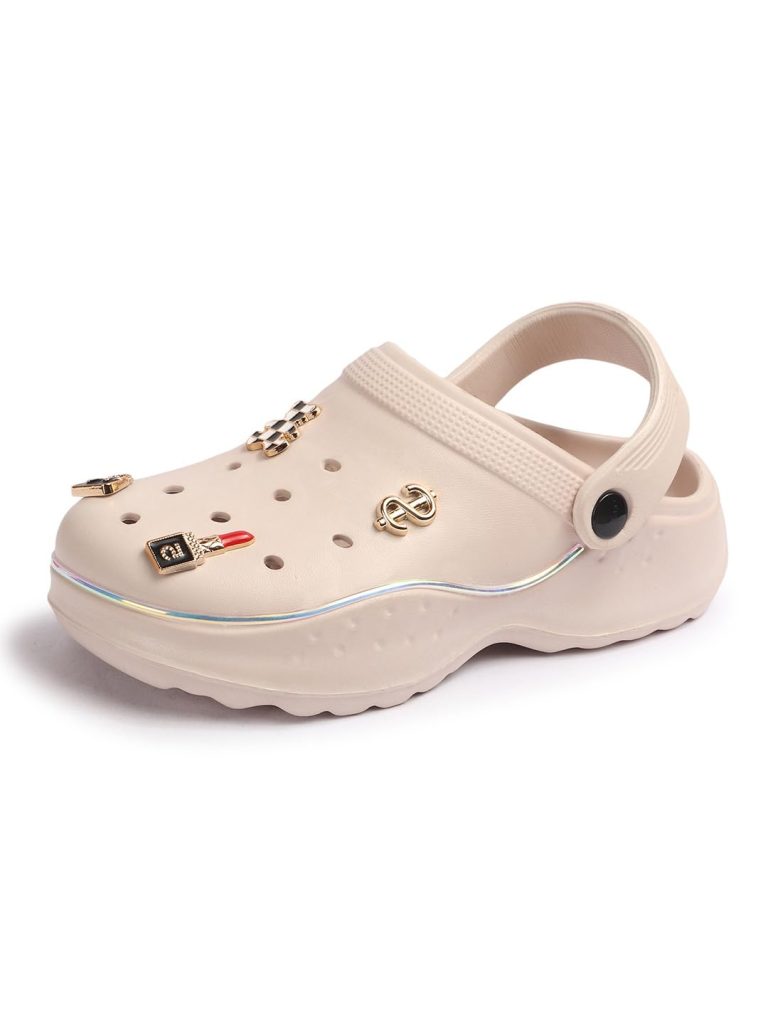 STEPIZIA Soft Women's Classic Casual Clogs/Sandals with Adjustable Back Strap for Adult | Stylish & Anti-Skid | Waterproof & Everyday Use Mules for Womens