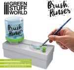 KRAFTMASTERS-ART.CRAFT.DESIGN Brush Rinser, Paint Cleaner Easy Cleaning Basin Paintbrush Washing Tool, Rinser With Drain Water Recycling Scrubber For Acrylic, Watercolor