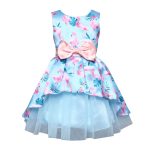 Hopscotch Girl's Fit And Flare Floor Length Dress