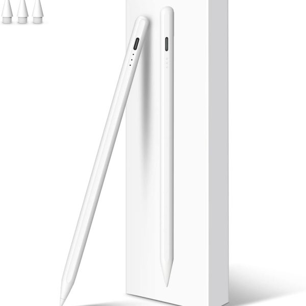 DIGIROOT iPad Pencil【NO.1 Sales in US&EU】,13 Mins Fast Charge Stylus Pen for iPad with Palm Rejection for 2018-2025 iPad Air 3/4/5/M2/M3, iPad Mini 5/6, iPad 6/7/8/9/10/11, iPad Pro 11",12.9"&M4