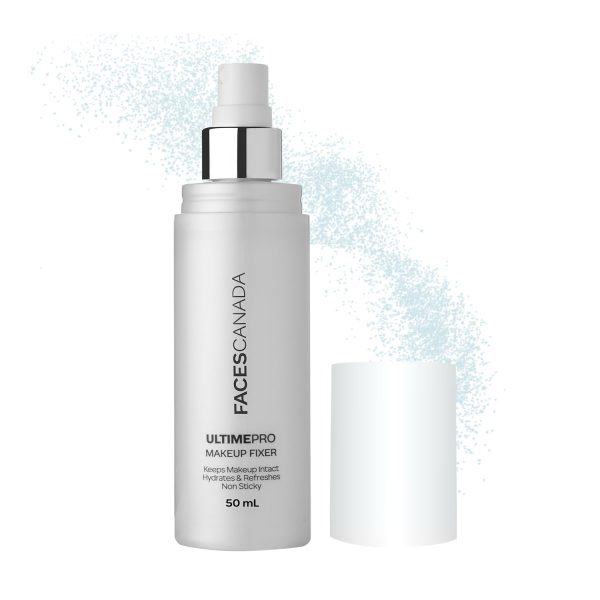 FACESCANADA Ultime Pro Makeup Fixer, 50 Ml | Long Lasting Makeup Setting Spray | Keeps Makeup Intact | Hydrates, Soothes & Refreshes Skin | Hyaluronic Acid & Vitamin E Enriched | No Alcohol