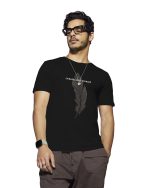 Bewakoof Men's Printed 100% Cotton T-Shirt - Regular Fit, Round Neck, Half Sleeves