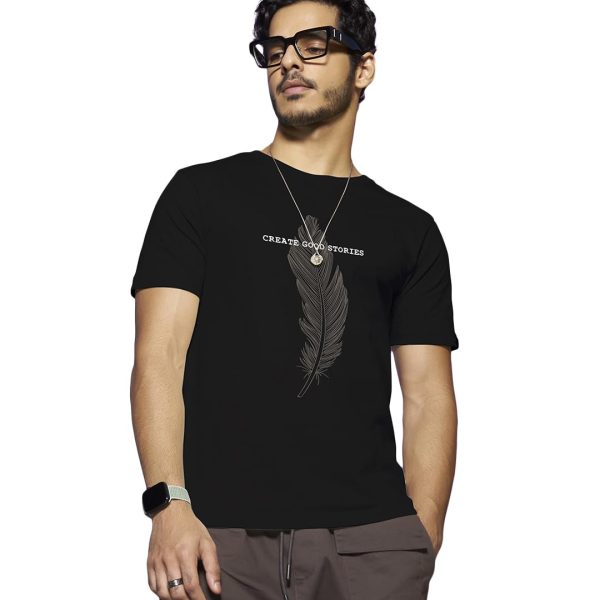 Bewakoof Men's Printed 100% Cotton T-Shirt - Regular Fit, Round Neck, Half Sleeves