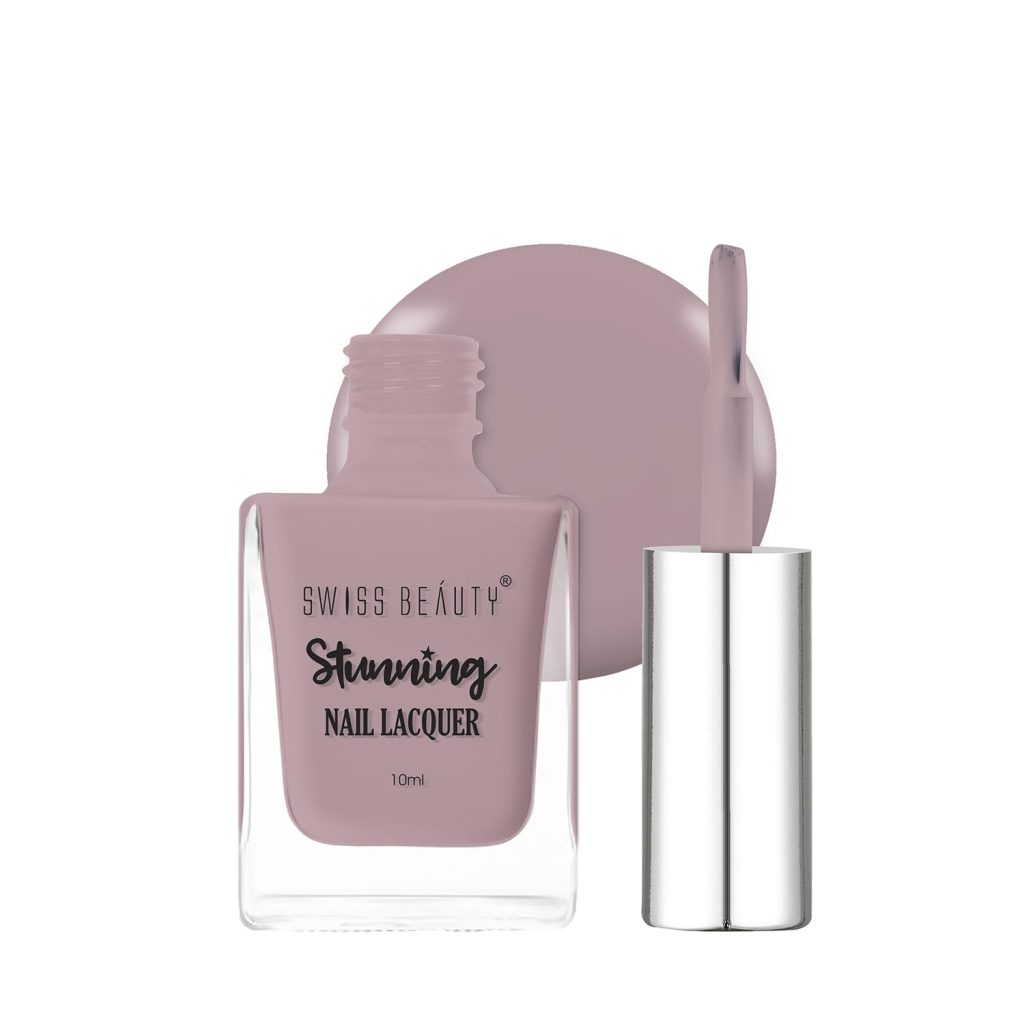 SWISS BEAUTY Stunning Matte Finish Nail Lacquer | Chip Resistant, Quick Drying Nail Paint | Highly Pigmented With High Shine Nail Polish | Shade - Brown Teddy,10 Ml