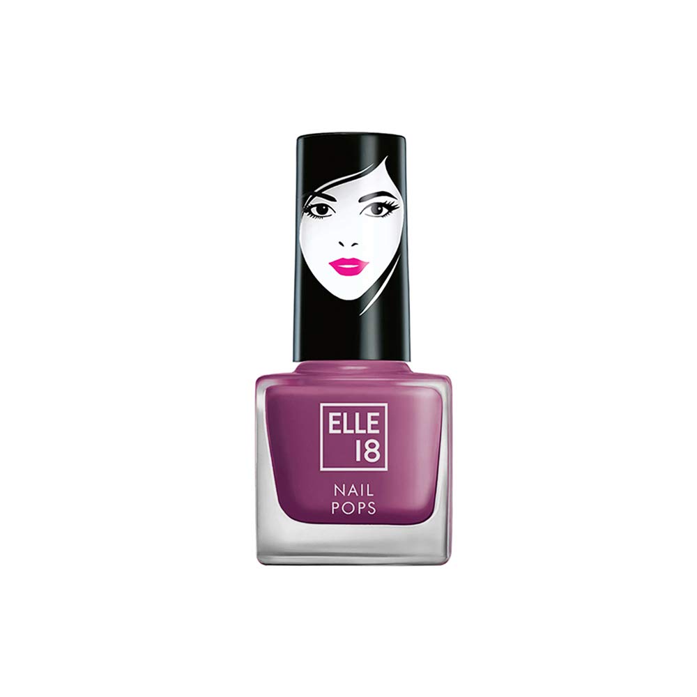 Elle 18 Matte, Glossy Finish Nail Pops Color 161, 161, 5 Ml
