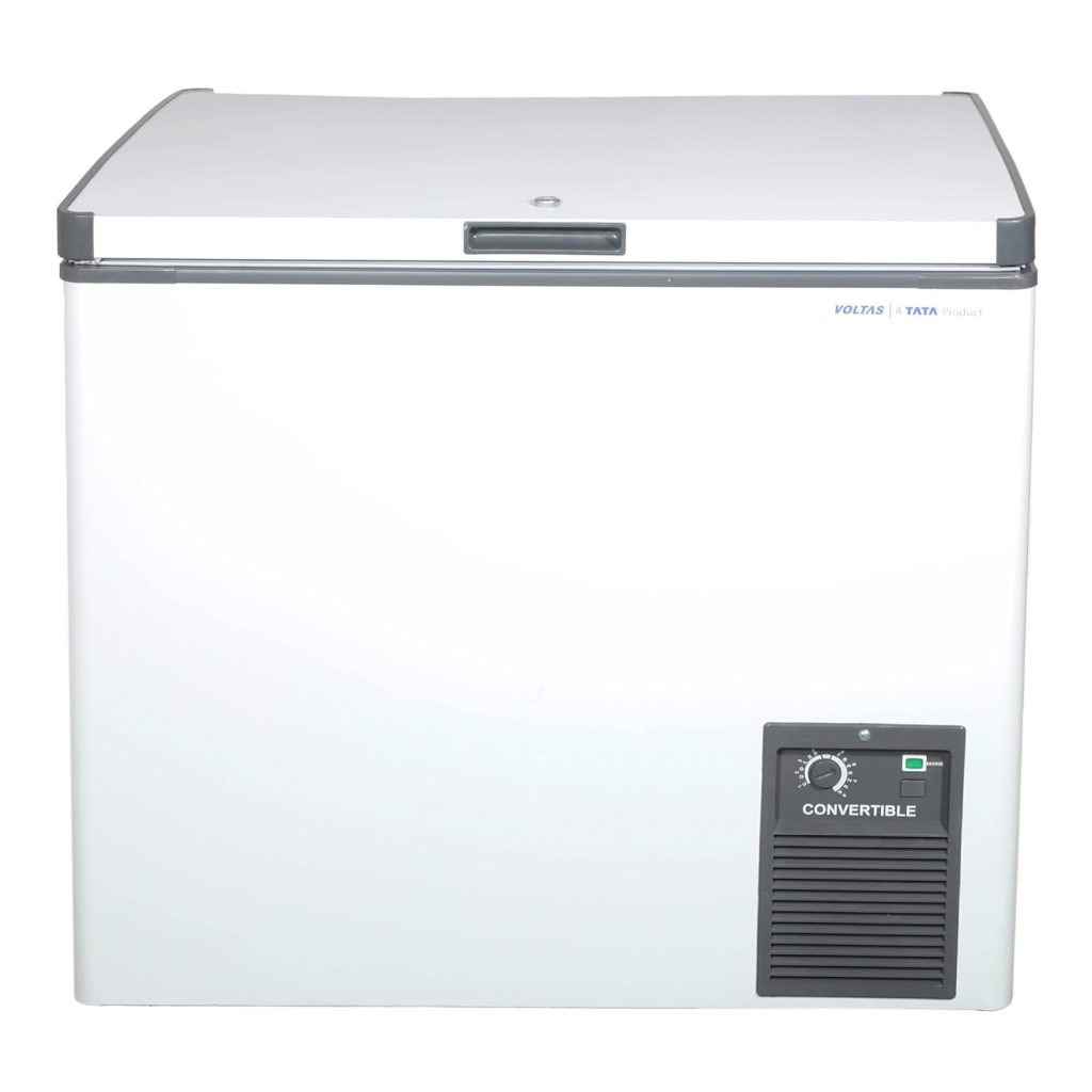 Voltas 205 SD CF Single Door Deep Freezer, 205 Liters, White