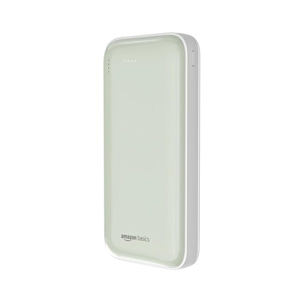 amazon basics 20000 Mah 22.5 W Ultra Fast Charging Power Bank | Type C Power Delivery (Input & Output) | Quick Charge | Two-Way Fast Charging (Lime)