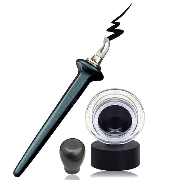 swabs Silicone Metallic Eyeliner Tool Easy No-Skip Eyeliner Pencil Applicator Tool | Reusable Silicone Eyeliner Tool | Silky Smooth Waterproof Long Lasting & Reusable 1 Pcs Multicolor Eyeliner Tools