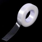 BBC Lash Tape, Micropore Medical Tape for Eyelash Extension, Fabric Tape For False Eyelash Patch Makeup Tool 0.5 inch (Transparent White)