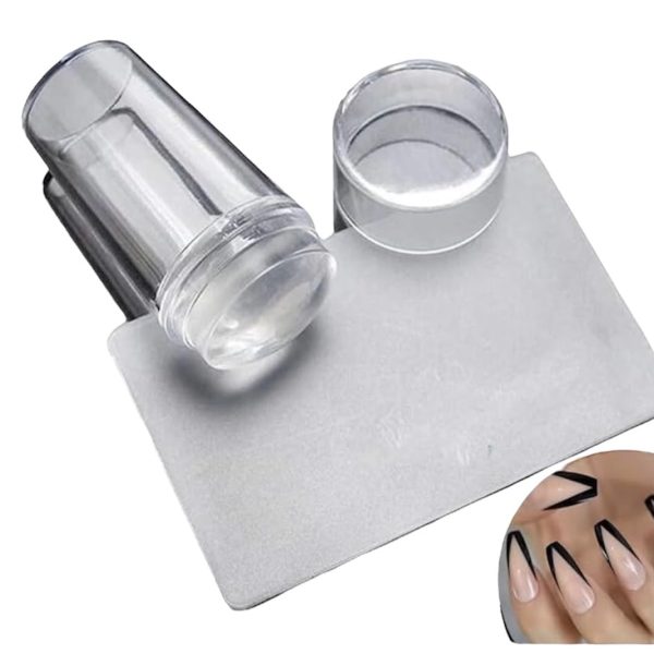 Nail Stamper, Clear Acrylic Nail Polish Base for Manicure and Pedicure