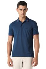 Van Heusen Men's Solid Regular Fit T-Shirt