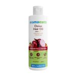 Mamaearth Onion Hair Oil with Onion Oil & Redensyl for Hair Fall Control | Boosts Hair Growth | Adds Strength & Shine | 200 ml