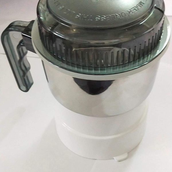 Sujata Chutney Steel Jar, 400 ml, (White), Stainless Steel (White_1)