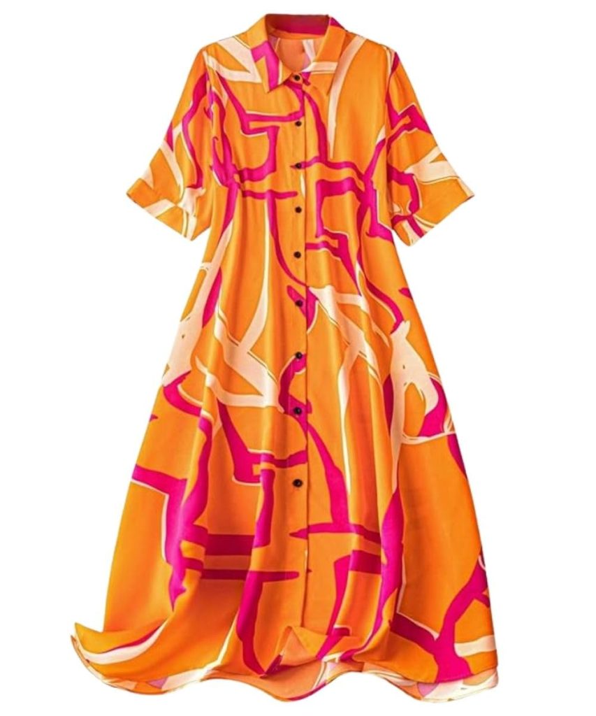 Leriya Fashion Rayon Western Midi Women Party Dress