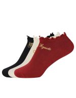 Socksxpress Harry Potter Women's Frilled Ankle Socks - Stylish | Comfortable | Pack of 3