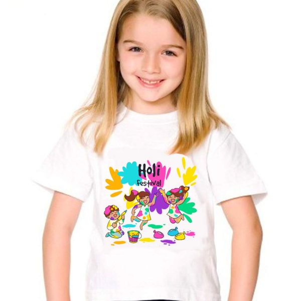 FancyDressWale Holi t-Shirts for Girls