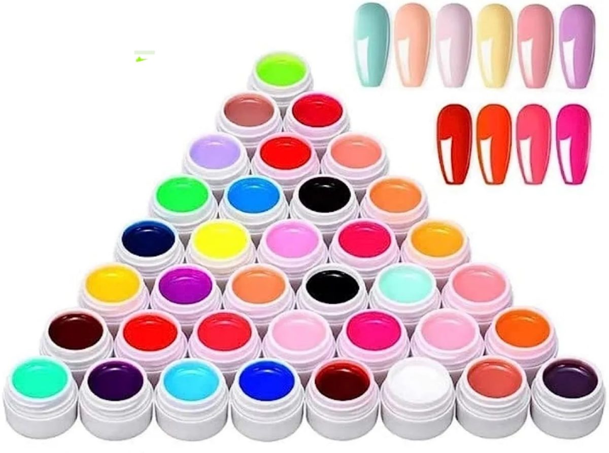 Feelhigh 36 Colors 5ml nail UV Gel Kit soak off led Nail Art Pure Color Gel paint color uv gel polish